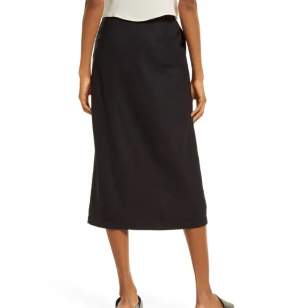 Treasure & Bond Linen Blend Midi Skirt - Picture 3 of 15